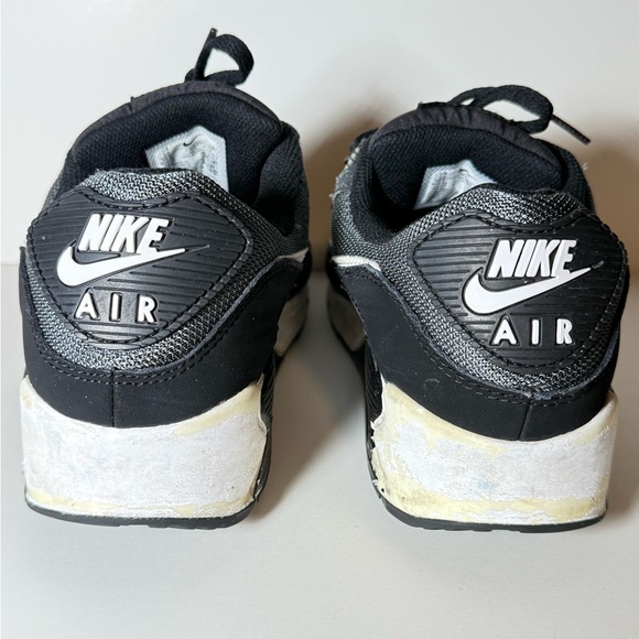 Nike Air Max 90 Men's - Grey White Black Athletic Shoes [CN8490-002] - Picture 5 of 10